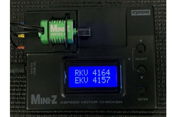 サムネイル： ＠アダプター付き＠X-SPEED MINI-Z モーターチェッカー MZW124