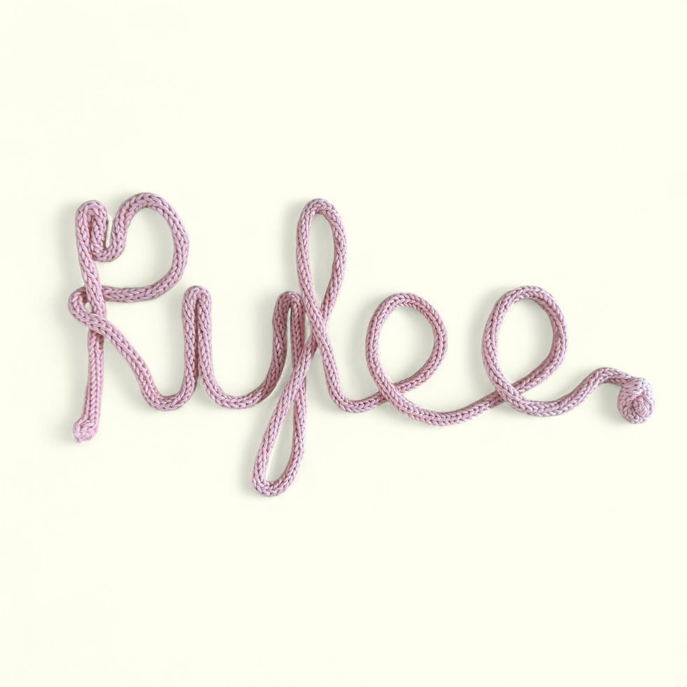 Thumbnail: Personalised Knitted Wire Art