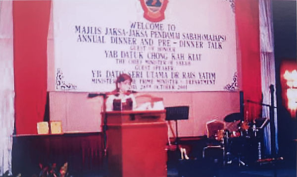 Pre-Dinner Talk by Y.B. Dato Seri Utama Rais Yatim, Minister in the Prime Minister Departm