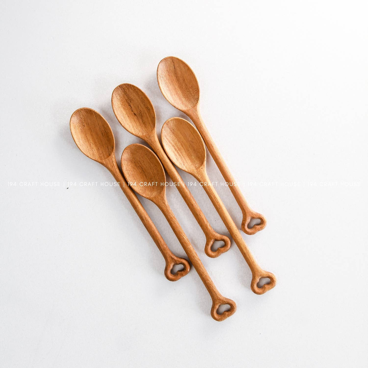 Heart Handle Wooden Heart Spoon