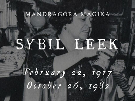 The Witch and Mr. Hotfoot Jackson: Remembering Sybil Leek