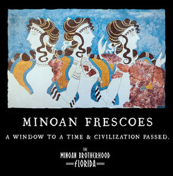 Long before the Classical Period of the well-known Greeks, there was the Bronze Age that included the Minoan Civilization. Although the civilization did not survive, much was left for us to gain a glimpse into their lives. The frescoes found in Minoan palaces were incredibly detailed. The brilliantly colored animals and people were depicted in realistic poses but rendered flat rather than three-dimensional making them unique and intriguing. Minoan artists didn’t paint on dry plaster. They utilized the wet type of fresco painting in which pigments were applied directly to wet plaster, binding the pigments like saffron, iron ore and indigo to the wall. The matriarchal culture often depicted females bare breasted and in authoritative roles in society.