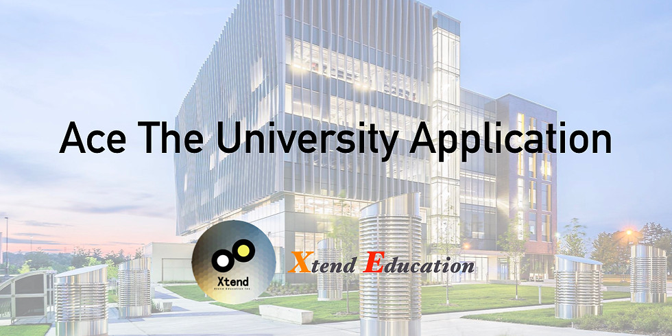 Ace The University Application Seminar