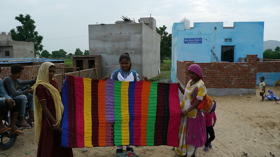 Thumbnail: Handstitched blankets 