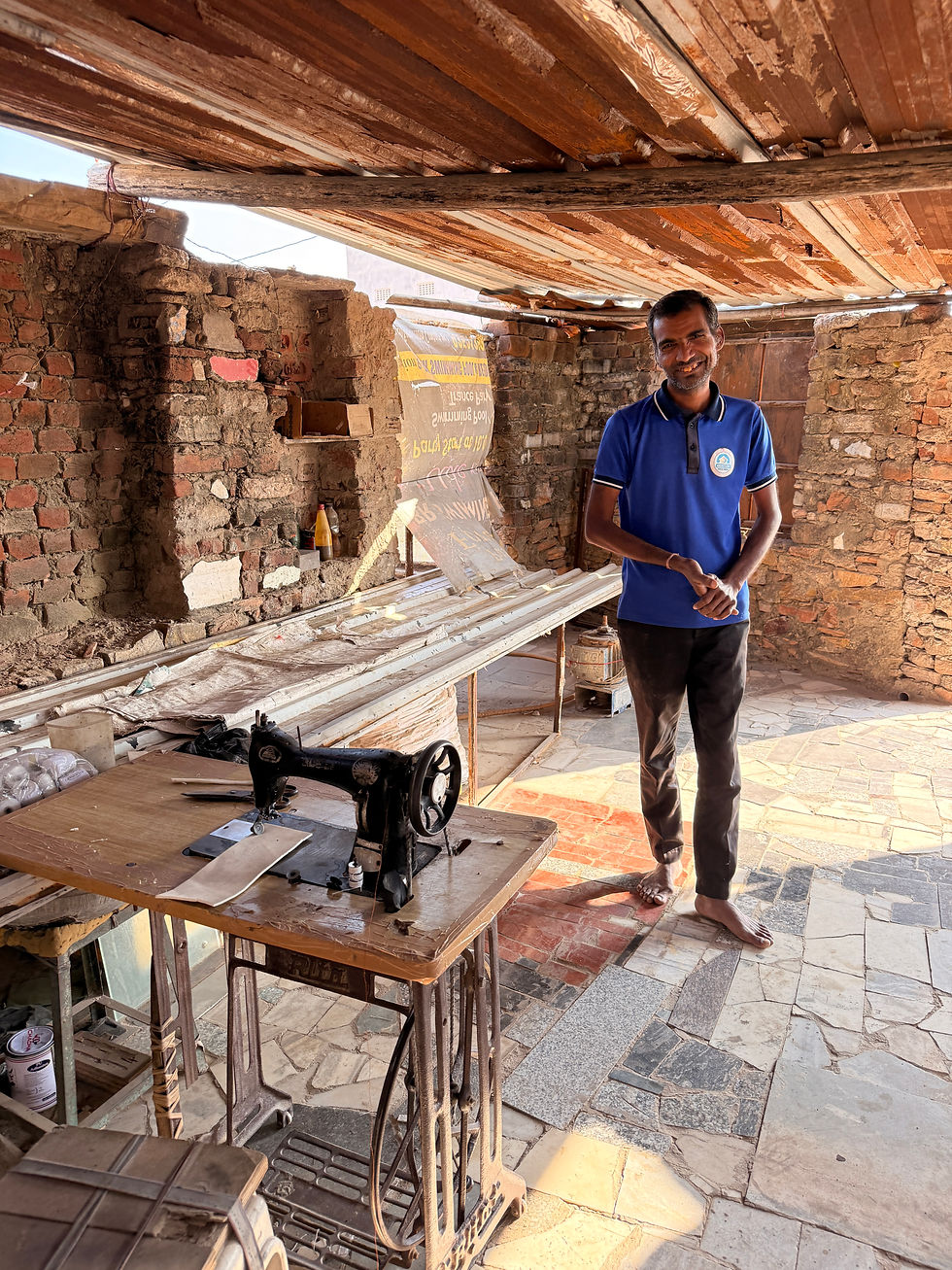 Thumbnail: Hari ji’s handmade leather sandals 