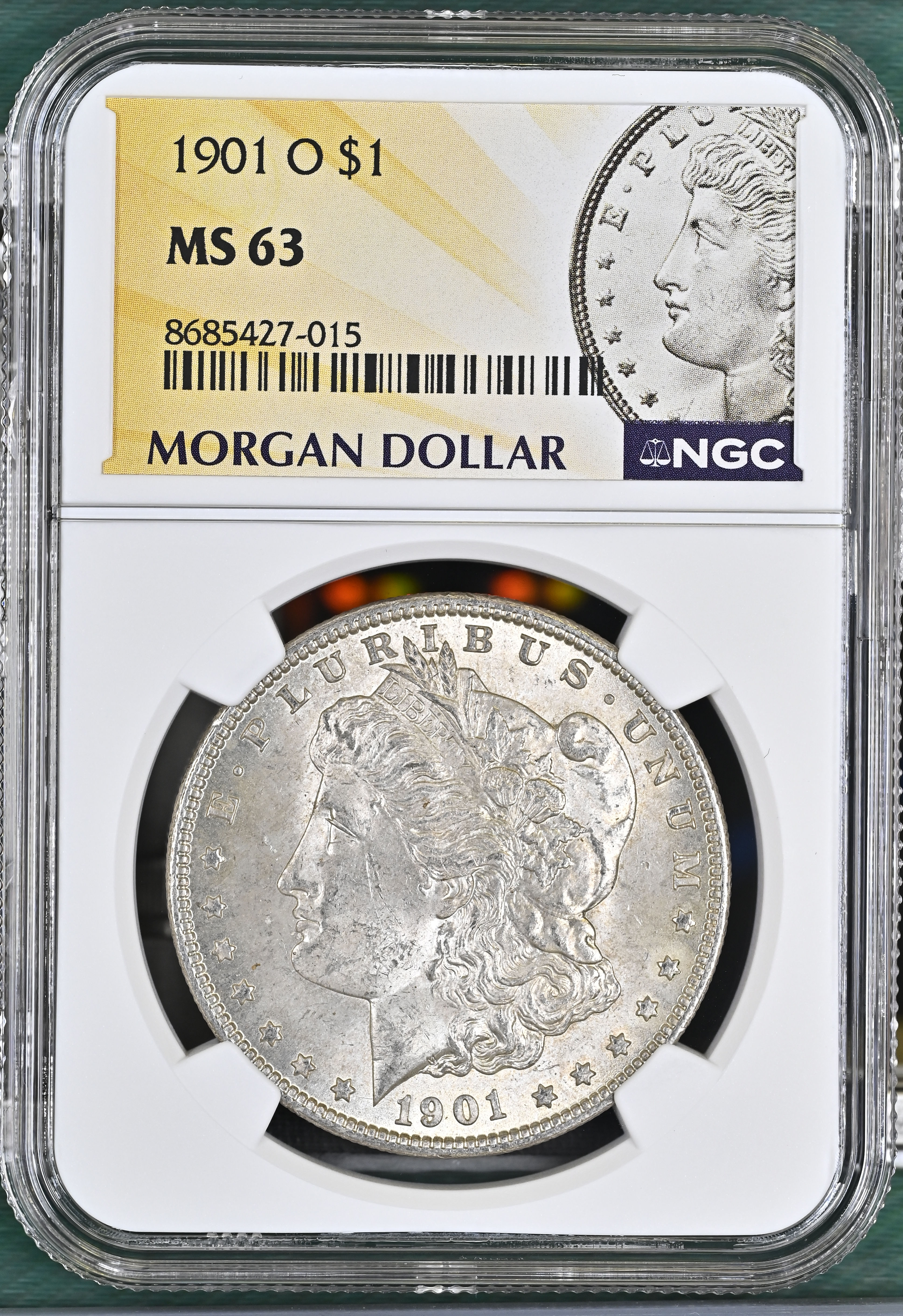 1901 O Morgan Silver Dollar MS63 NGC
