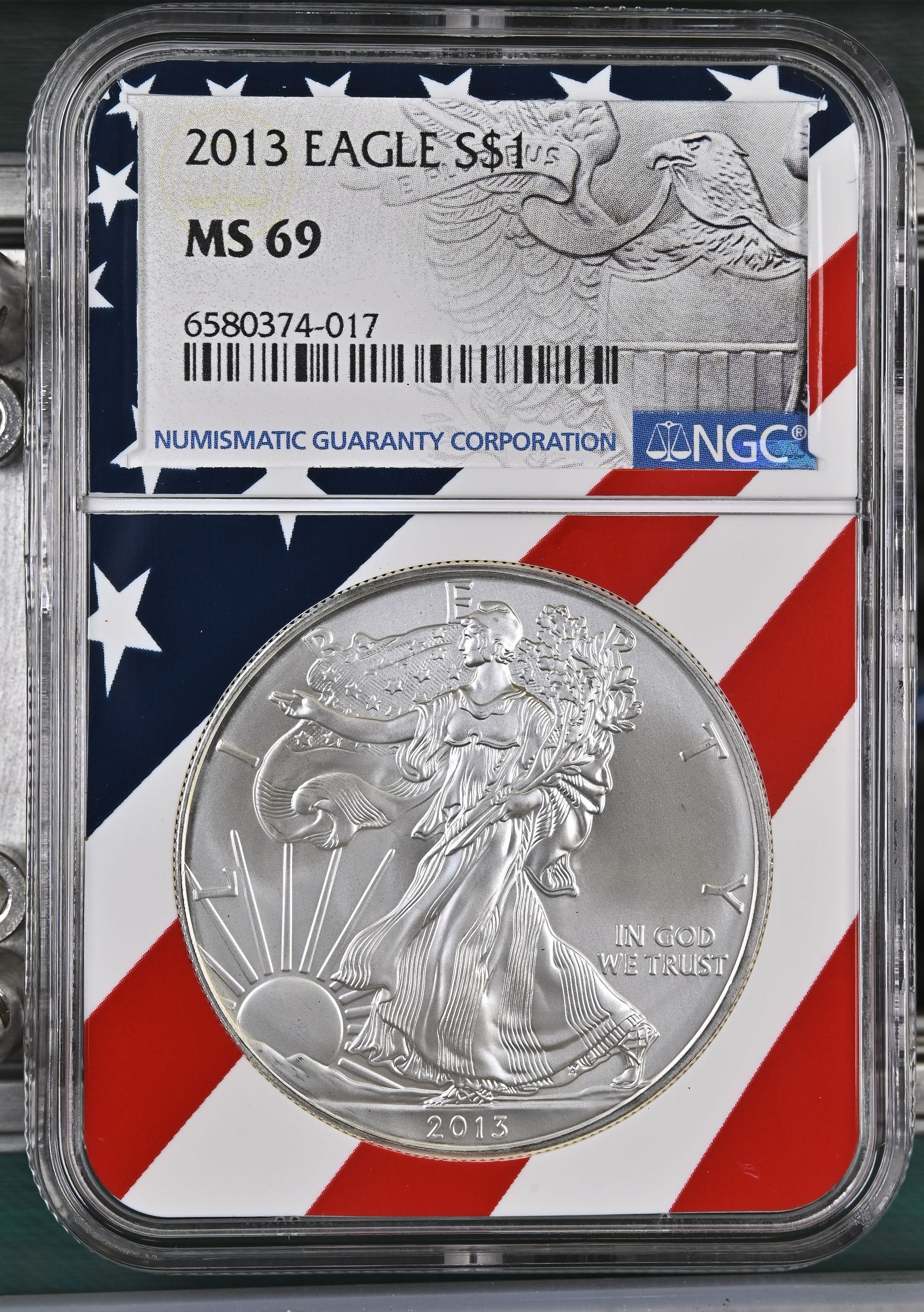 2013 EAGLE MS69 NGC