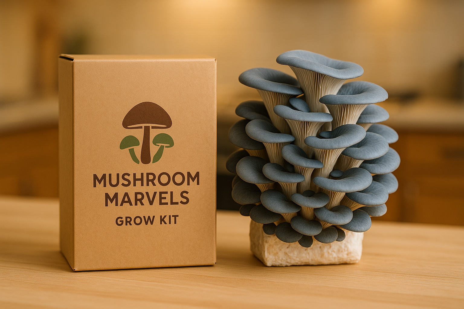 Blue Oyster Mushroom Grow Kit