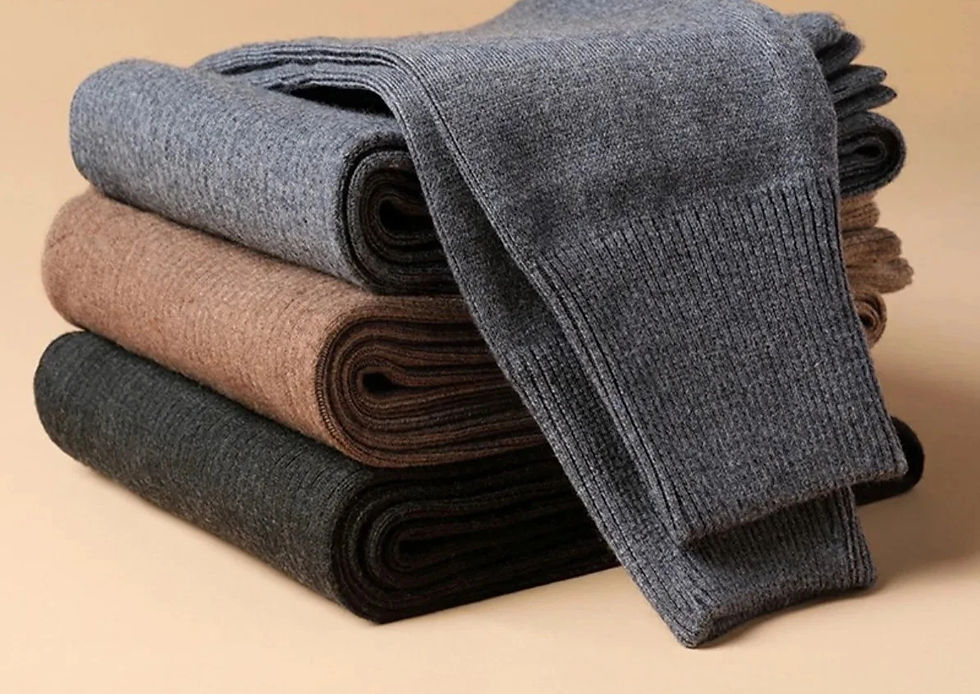 Thumbnail: Winter Warm Pure Color Fleece-lined Leggings for Women