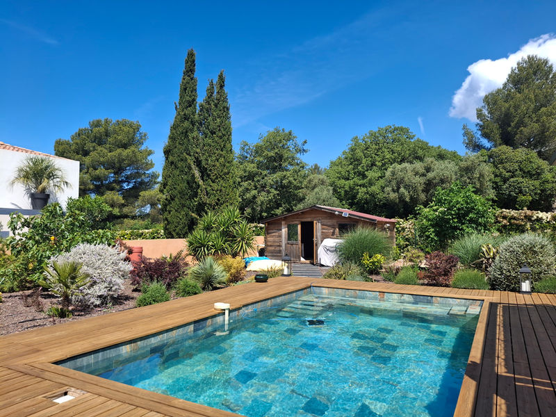 jardin méditerranéen sur pouzzolane