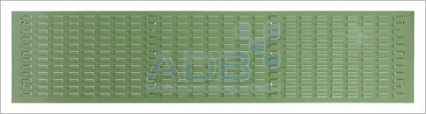 ADB Schlitzplatte, waagerecht, versch. Grääen, Resedagrün (RA