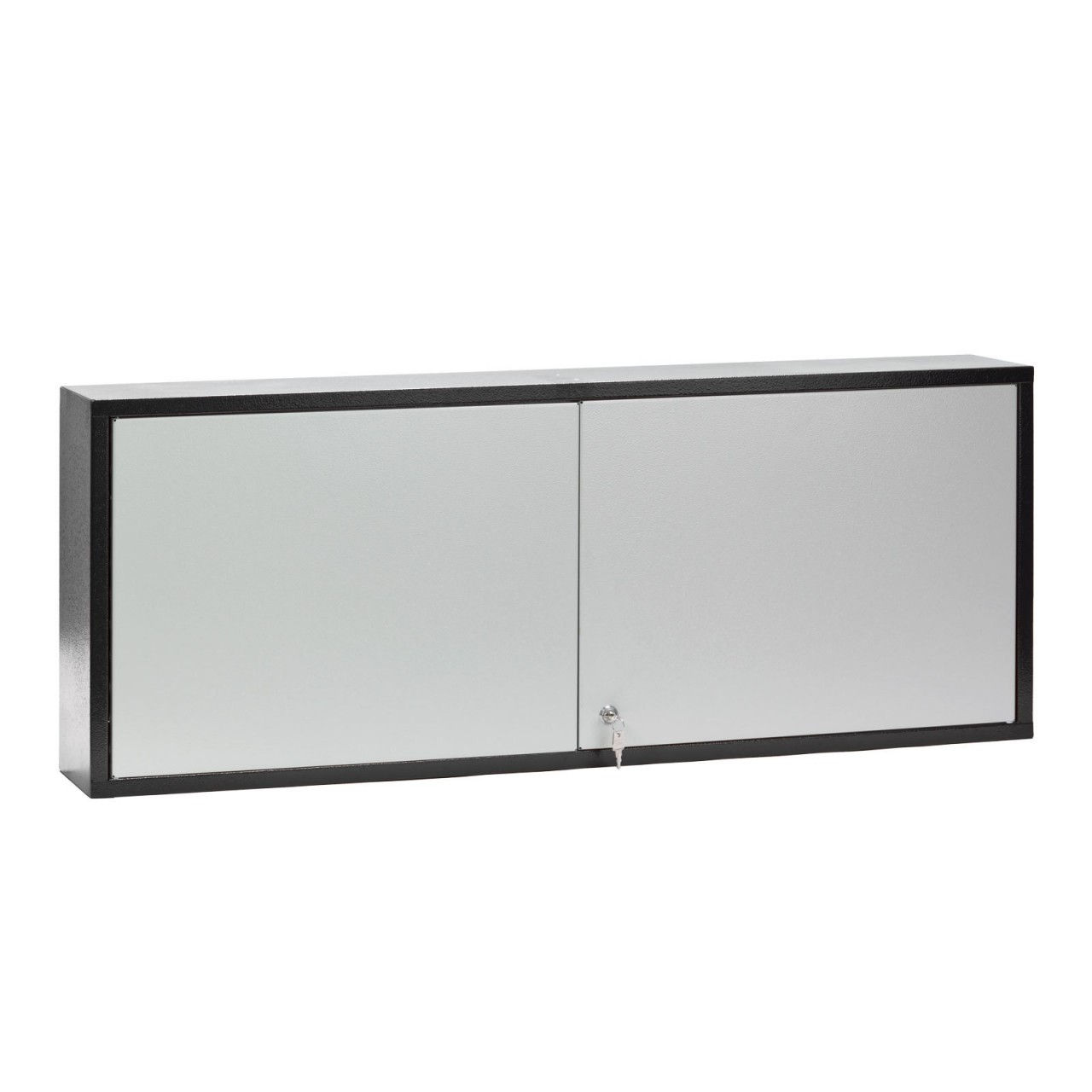 ADB Wandschrank mit Schlitzwand, Antharazitgrau/Lichtgrau