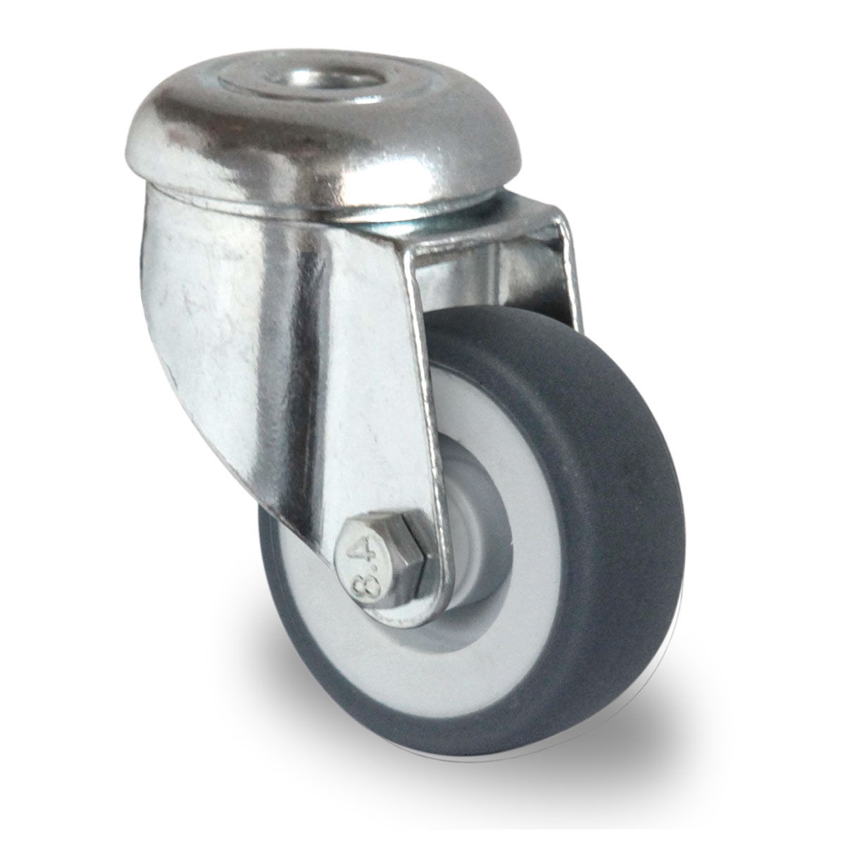 Rückenlochlenkrolle ø 50 mm Serie P2T2 Gleitlager