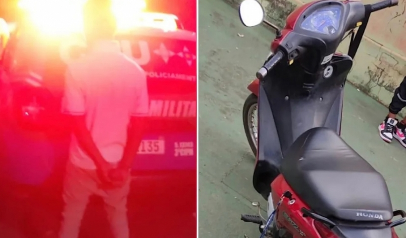 Jovem é preso suspeito de receptação após comprar moto por R$ 100 e alegar que não imaginava que era