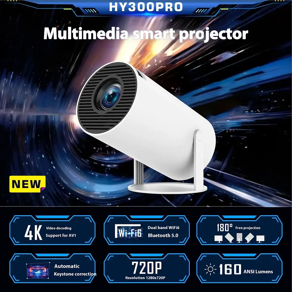 Thumbnail: HY300 Pro Projector Home Theater Entertainment Portable Small Projector