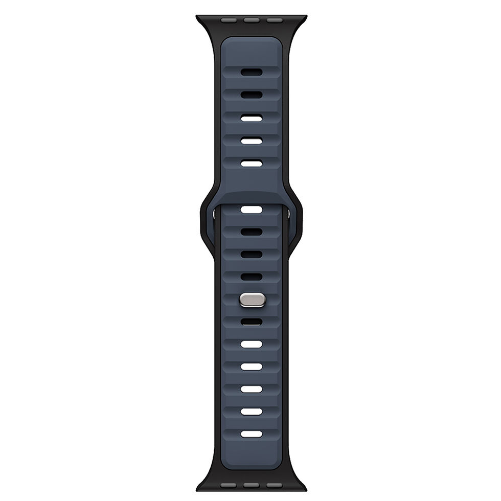 Thumbnail: Pulseira esportiva de silicone para Apple Watch Series 11, 10, 9, 8, 7, 6, 5, 4,