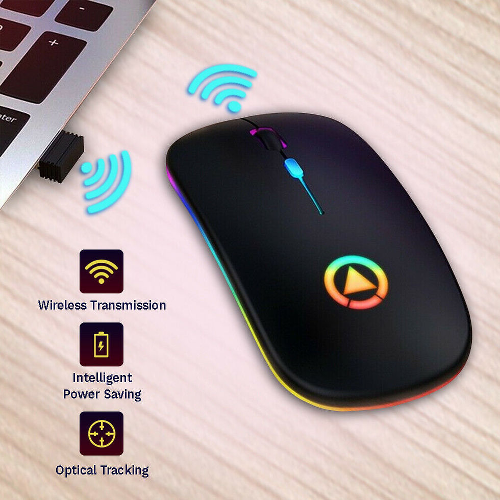 Miniatura: 2.4GHz RGB Wireless USB Rechargeable Mouse