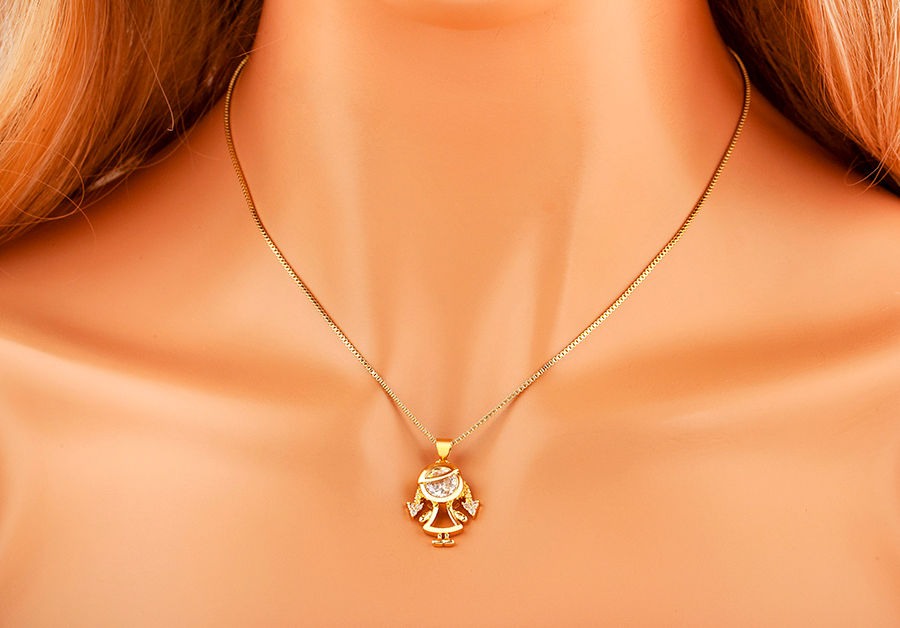 Miniatura: Colares com pingente delicado e fofo para menino/menina da Nidin Fashion, para m