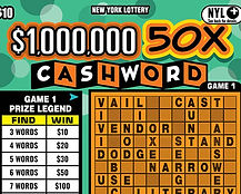 $1,000,000 50X CASHWORD