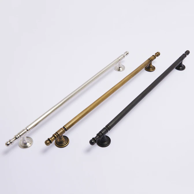 Kew Handle - Acid Washed Brass/Satin Nickle/Scorched Black
