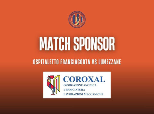 Coroxal srl è match sponsor di Ospitaletto Franciacorta - Lumezzane