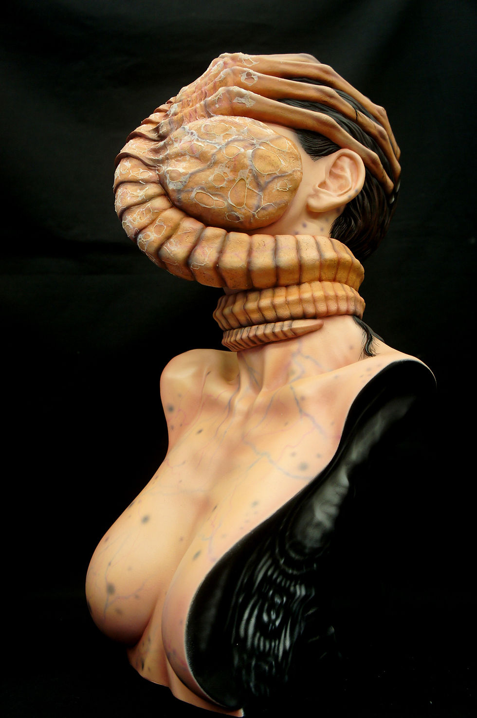 섬네일: Alien Facehugger 1:1 Life-Size Bust The Colonist Renewal Art Statue