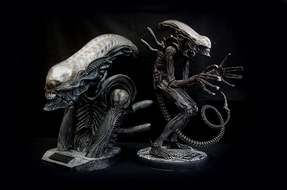 サムネイル： ビッグチャップエイリアン1：3バストアートスタチュー竹谷隆之竹谷隆之