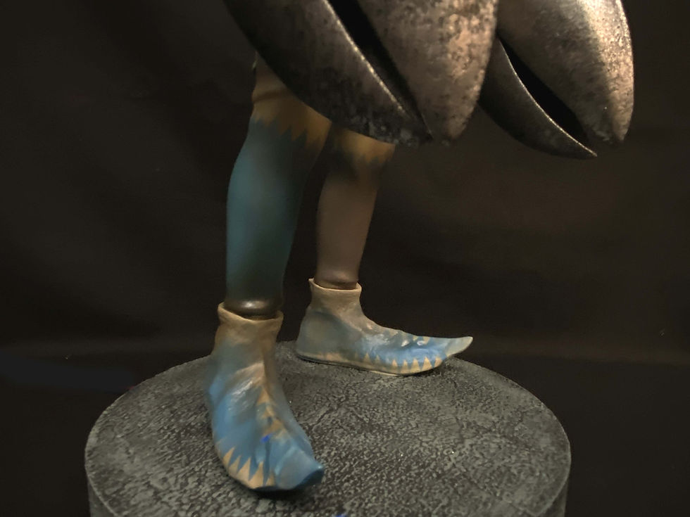 Thumbnail: Baltan Seijin  Resin Cast Crossworks  Art Statue バルタン星人 完成品