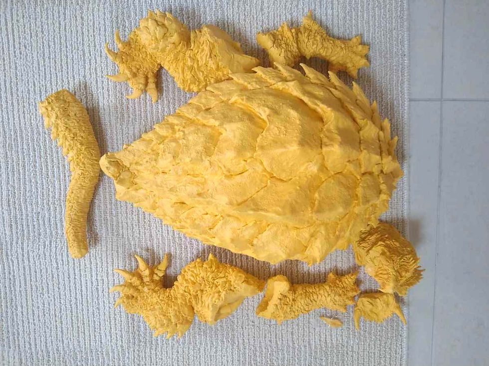 サムネイル： Nightmare Gamera prototype resin model  kit  Ryu Oyama