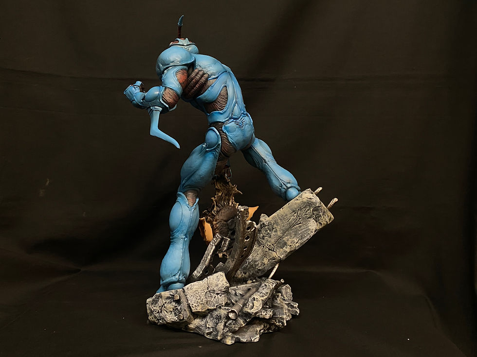 섬네일: Guyver Bio-booster  1:4 Art Statue 強殖装甲ガイバー 完成品