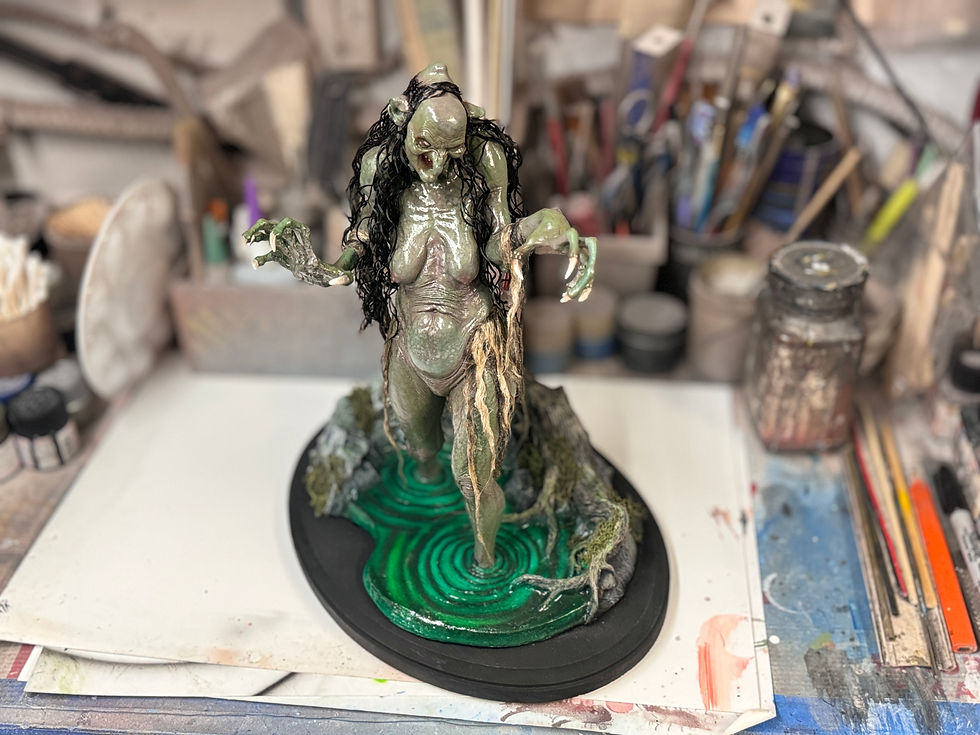 섬네일: Meg Mucklebones (Swamp Witch) Art Statue One-Off