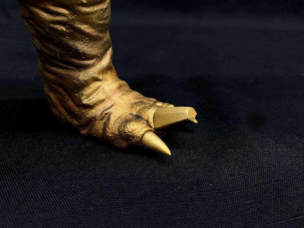 섬네일: Mirrorman Golden Phantom Gold Satan Art Statue 黄金怪人ゴールドサタン完成品