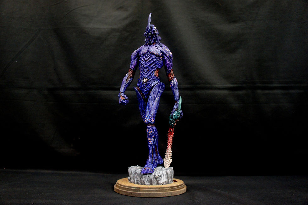 サムネイル： Vile Guyver Art Statue 40 cm 邪悪な強殖装甲ガイバー 完成品