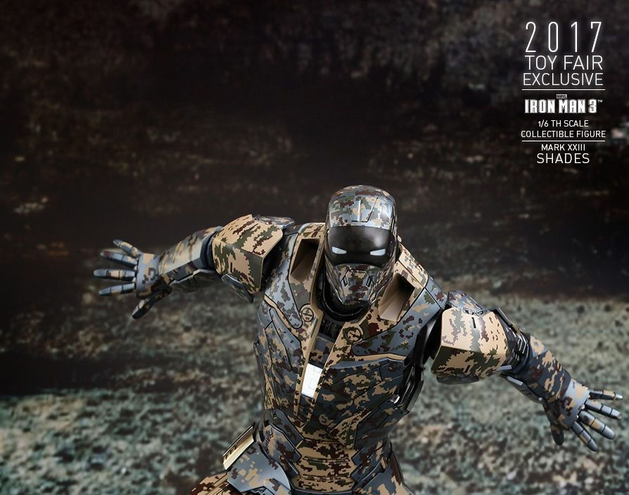 サムネイル： アイアンマン3マーク23XXIIIシェードエクストリームヒートスーツ1：6フィギュアMMS-415
