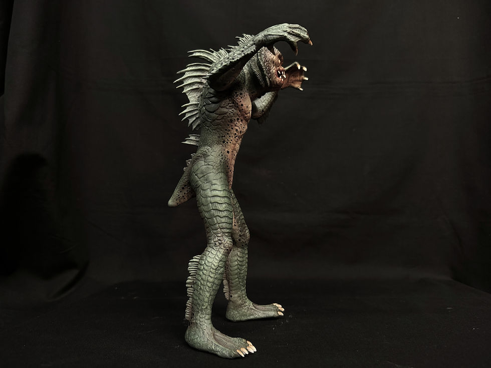 섬네일: Gillman Monster Squad art statue (One-Off) 半魚人 完成品