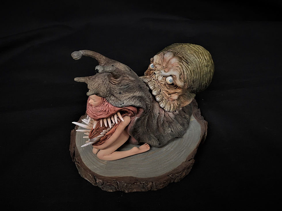 섬네일: Slug Girl 2.0 Art Statue One-Off なめくじ少女 2.0 完成品