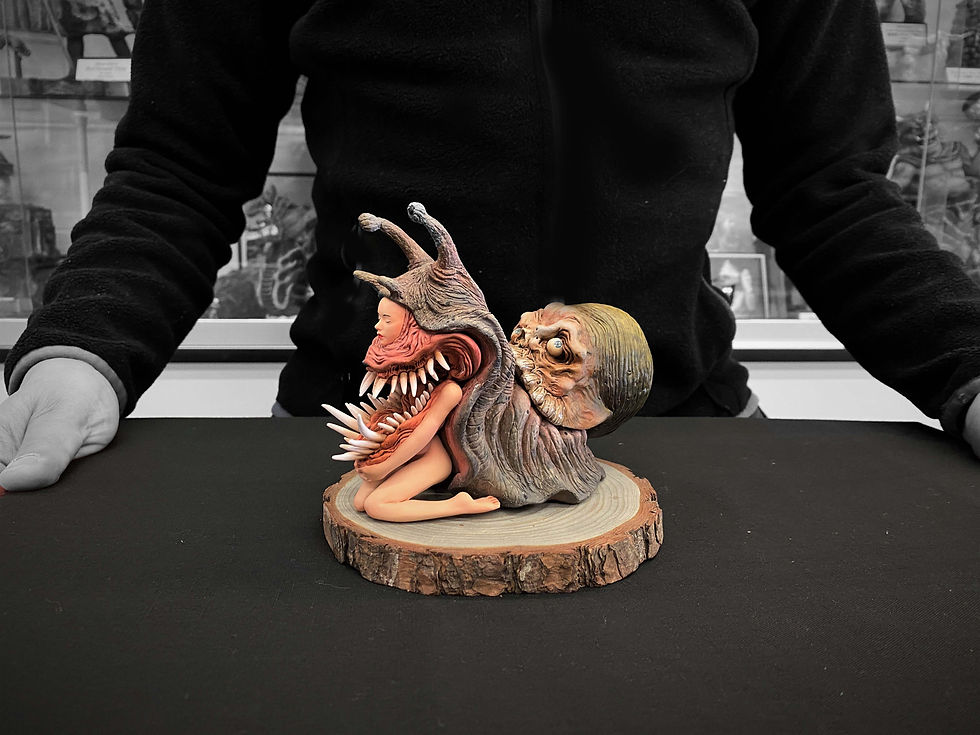 섬네일: Slug Girl 2.0 Art Statue One-Off なめくじ少女 2.0 完成品
