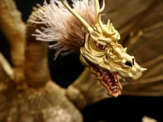サムネイル： キングギドラ巨大な芸術像30cmゴジラ1964