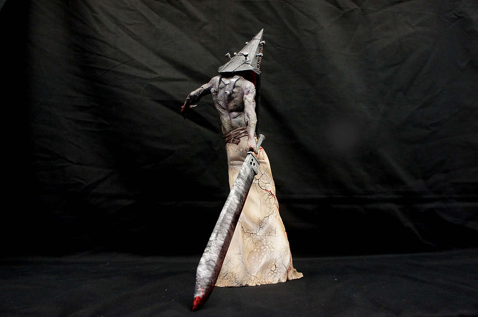 섬네일: Silent Hill Bogeyman (Pyramid Head) 1:4 Art Statue 完成品