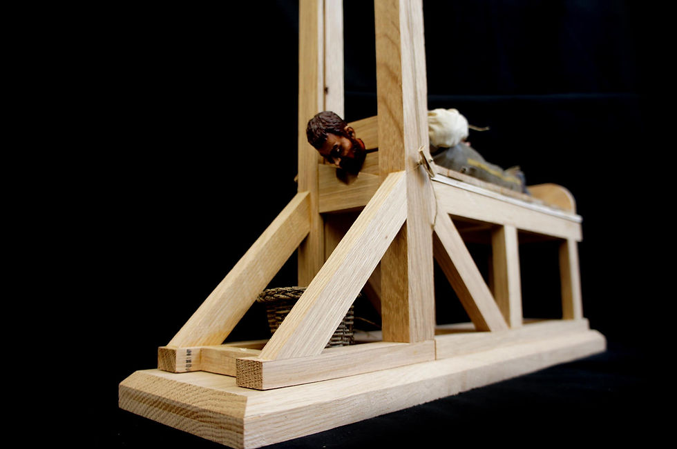섬네일: The White Oak Guillotine 1:6 scale (Heads Will Roll)