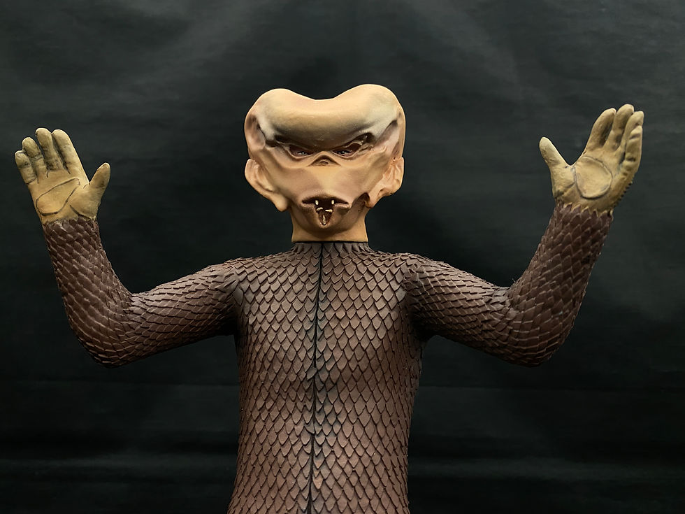 サムネイル： Bado Seijin Art Statue ウルトラセブ 宇宙帝王 バド星人 完成品