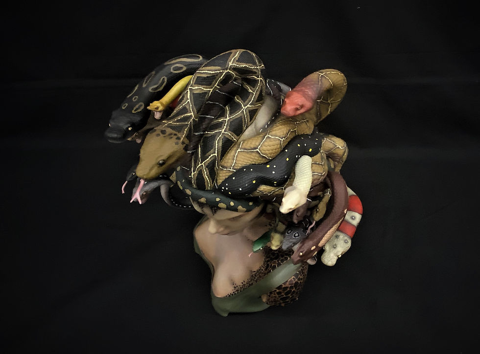 섬네일: Gorgon Bust 1:2 scale Art Statue ゴルゴン完成品