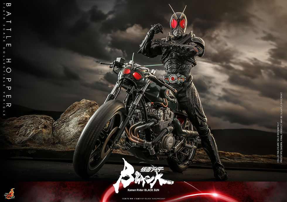 サムネイル： Kamen Rider Black Sun and Battle Hopper set 1:6 scale figure