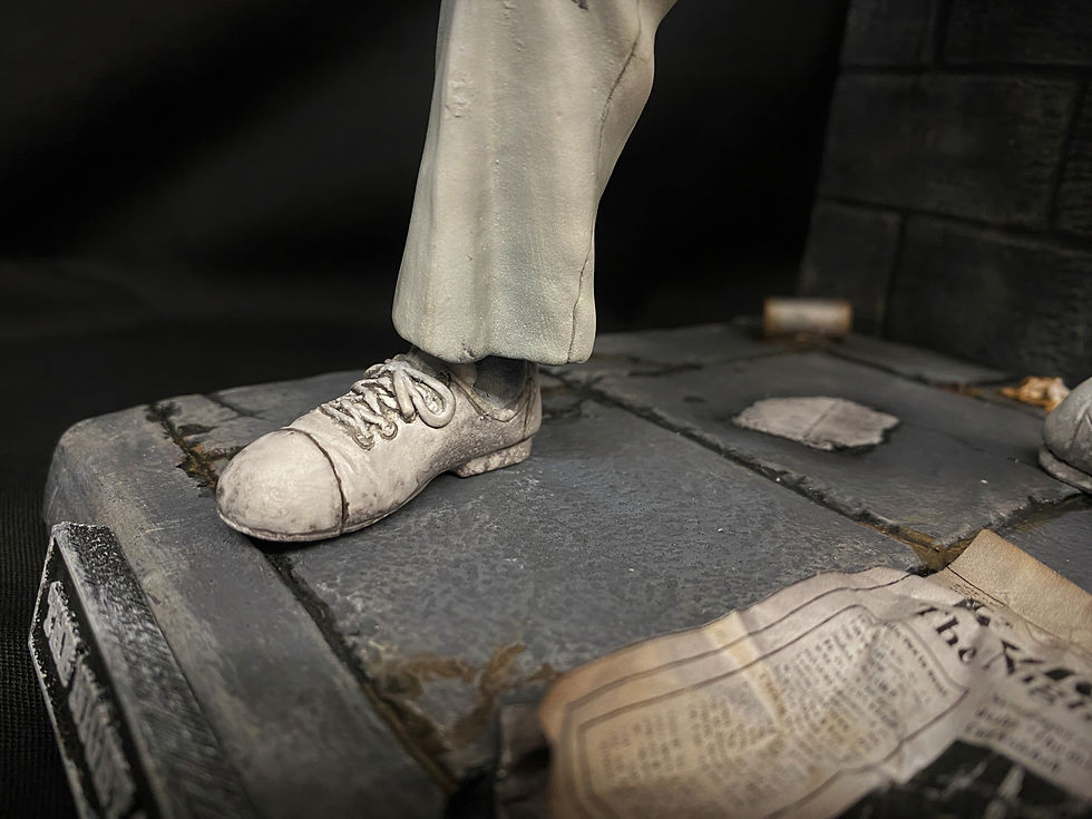 섬네일: Kolchak: The Night Stalker 1:6 Art Statue Darren McGavin 完成品