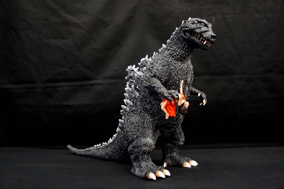 サムネイル： 1954 Godzilla Pamphlet version Art Statue ゴジラ パンフレット ポスター版 完成品
