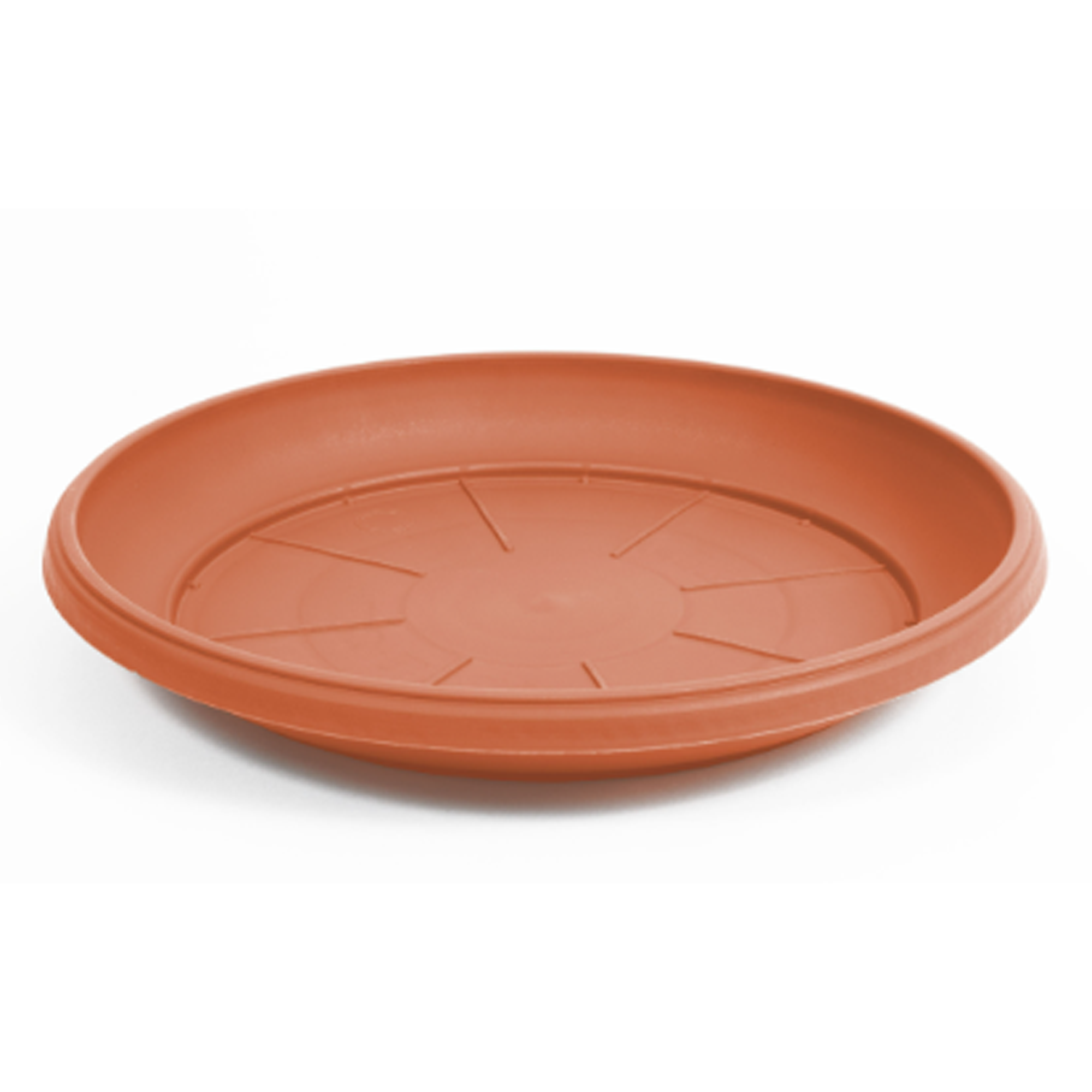 Recycled Plastic Terracotta Coloured Plant Pot Saucer | Garden Geeks UK
