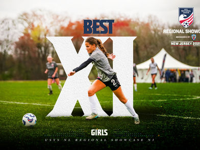 USYS National League Regional Showcase NJ 2025 Best XI Girls