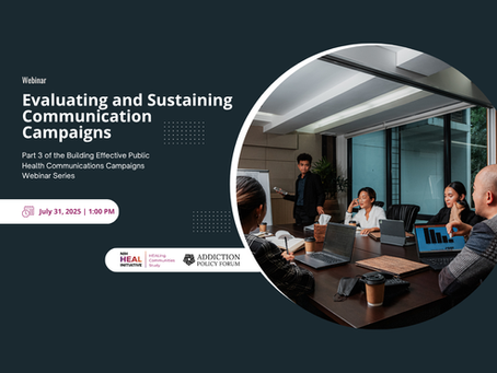 Webinar: Evaluating and Sustaining Communications Campaigns