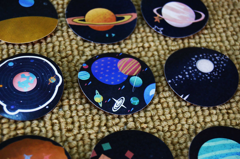 Thumbnail: Custom die cut paper sticker sheets planner stationery vinyl stickers