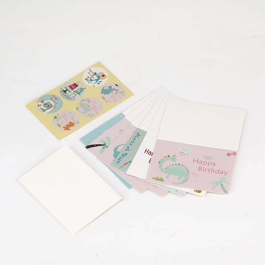 Thumbnail: Factory Print Cactus 4x6 Thank You Card With Envelopes